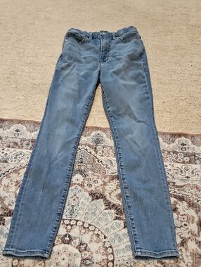 Good American Washed Blue Skinny Jeans